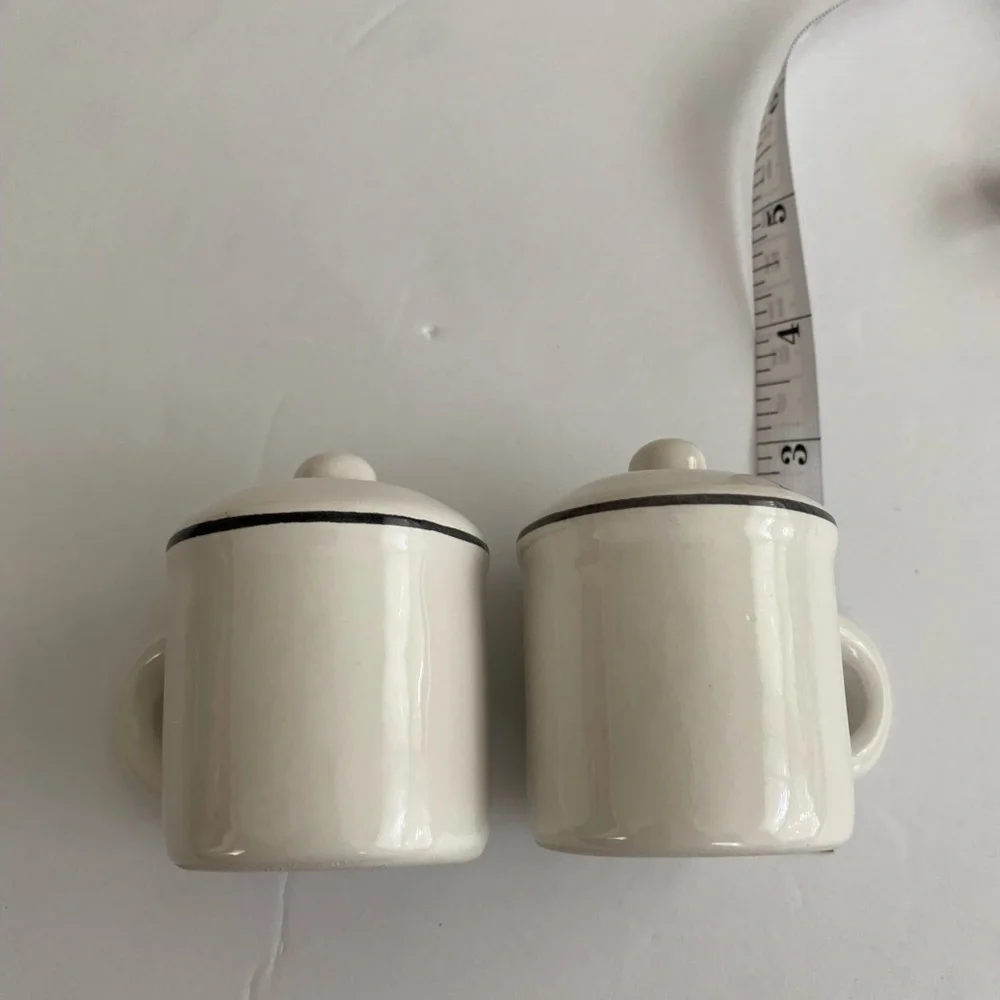 Tableware salt & pepper ceramic set